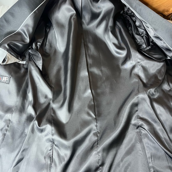 J. Ferrar Slim Fit Charcoal Sparkle Sport Jacket Size 38 Short Slim - Picture 4 of 11